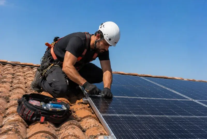 Maintenance et monitoring de panneaux solaires à Moulin-Mage