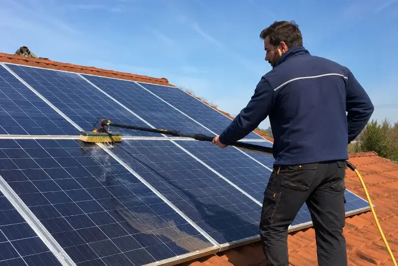 Nettoyage et entretien de panneaux solaires à Moulin-Mage